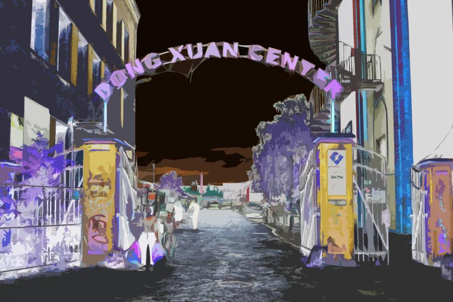 Dong Xuan Center Grafik: Matthias Schönijahn Dong Xuan Center